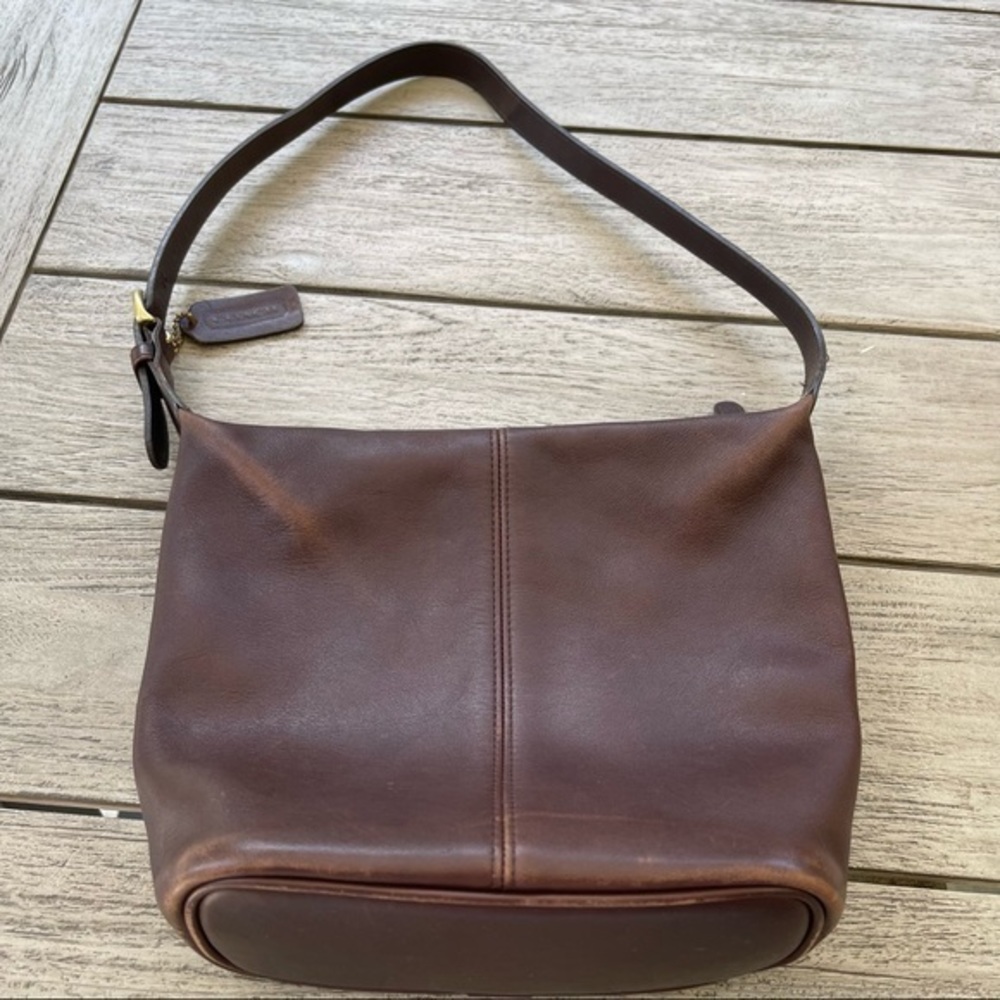 Vintage mini Coach Soho Leather Bucket Bag 4148